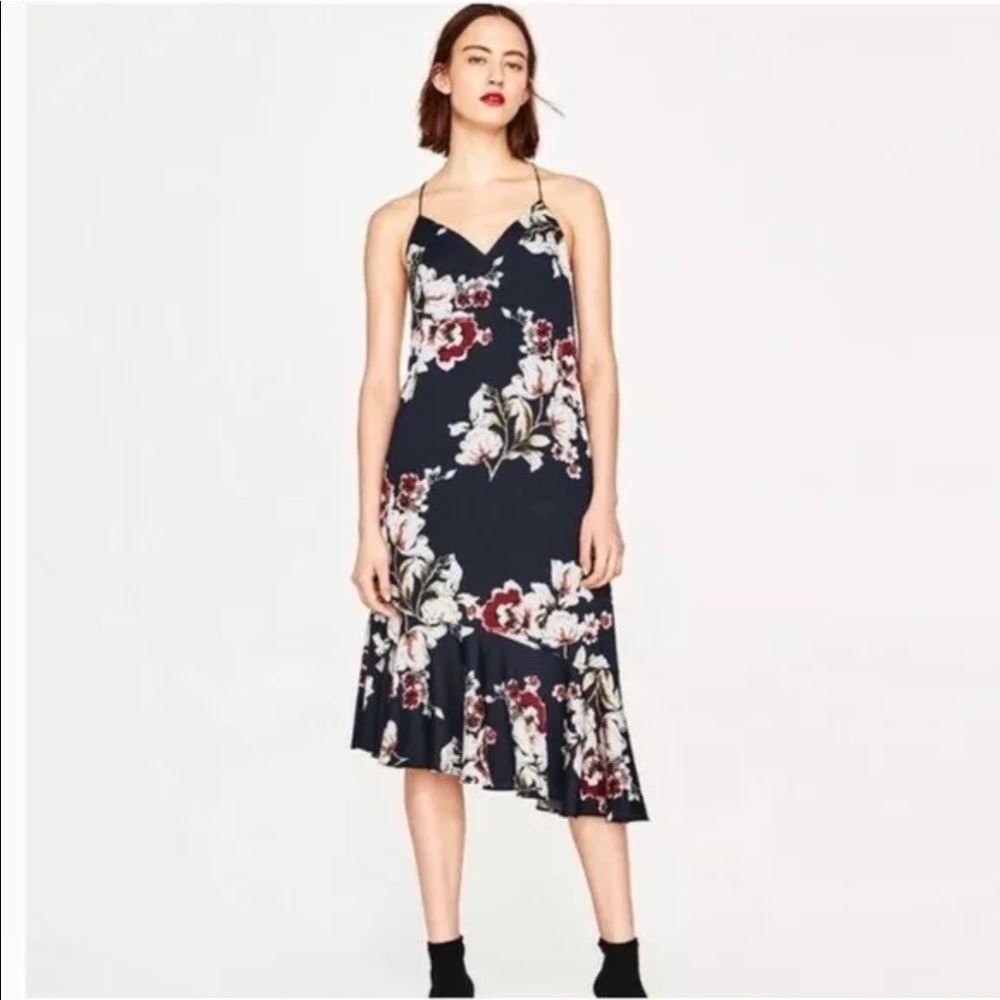 Zara flower dress Small summer